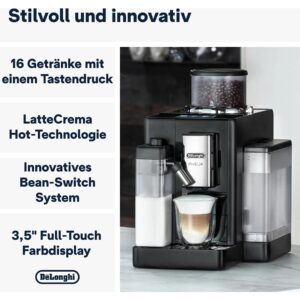 Alternative view of Kaffeevollautomat De’Longhi EXAM440.55.B Rivelia Milk Schwarz