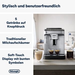 Alternative view of Kaffeevollautomat De’Longhi ECAM292.33.SB Magnifica Evo Silber und Schwarz