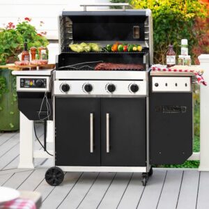 Alternative view of Lifetime 91025 Pellet Smoker Gas Grill Combo