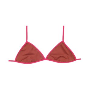 Alternative view of Triangle Bra '21 — raspberry-earth