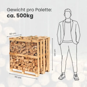 Alternative view of LKW Ladung Kaminholz Buche